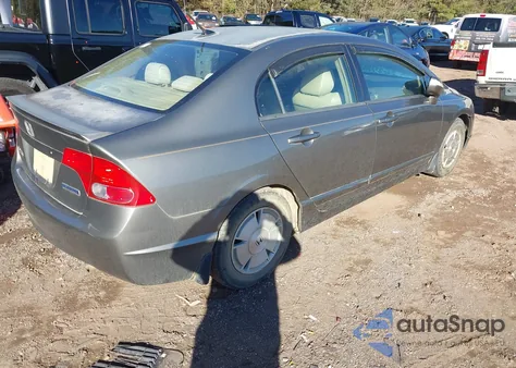 2007 Honda Civic Hybrid z USA, uszkodzony, nr VIN JHMFA36247S025479